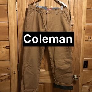 NWT Men's Coleman Lined Work Pants